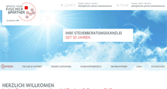 Desktop Screenshot of fischer-partner-steuerberater.de